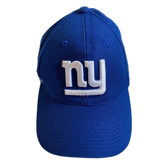 New York Giants NFL Reebok Hat Cap Blue White Adjustable Strapback One Size - Picture 1 of 14